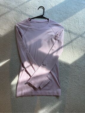 Lululemon Swiftly Women’s Long-Sleeve Crewneck Top - Light Mauve